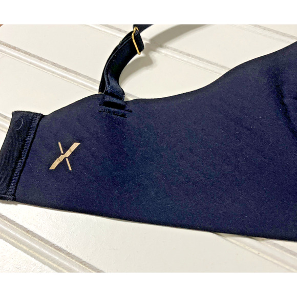 Knix Wing Bra Size 8 Black No Wire Adjustable D Cup DD Cup - Picture 4 of 5